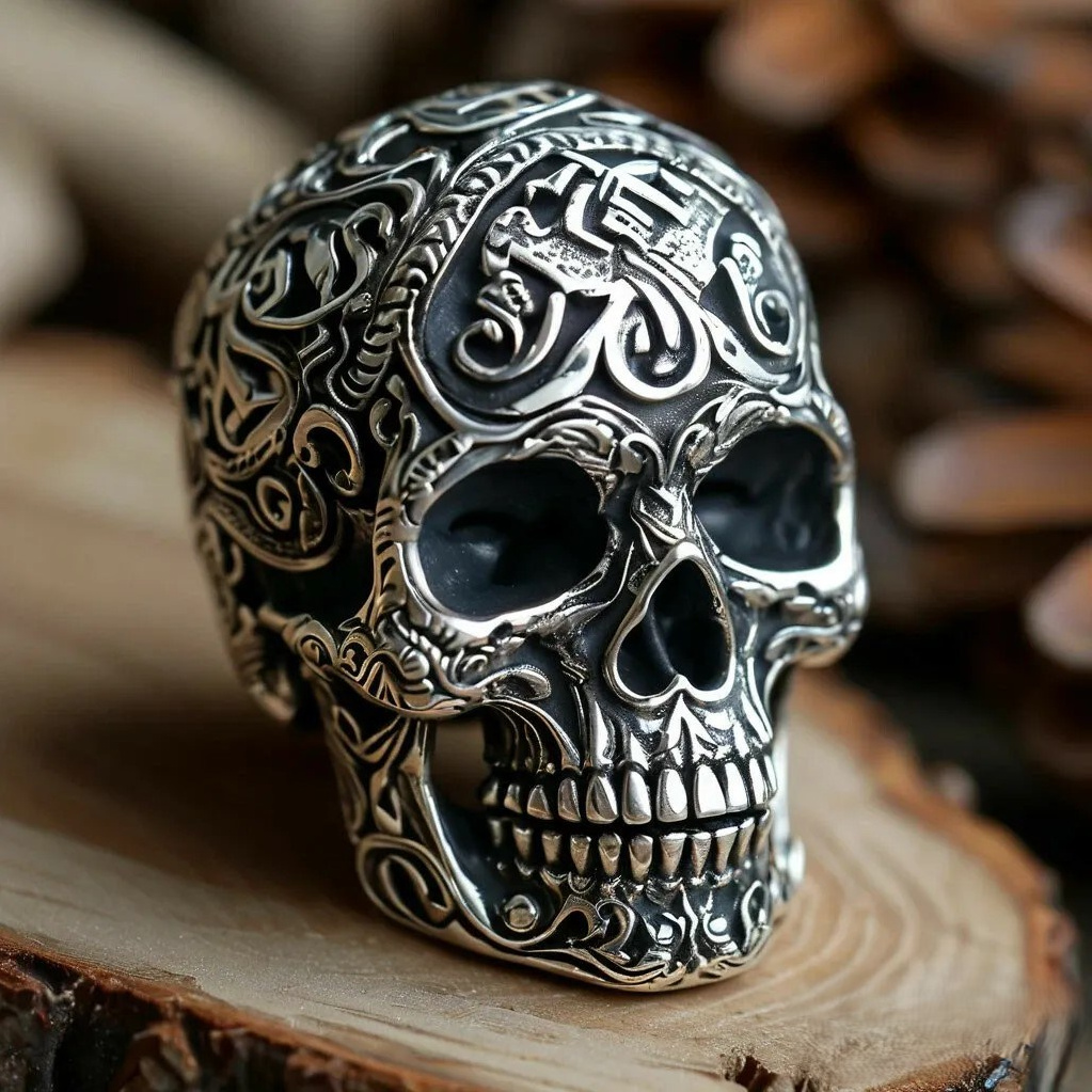 Разработка 3D ювелирных украшений. Производство на заказ бусин и шармов с черепом и в кельтском стиле в  мастерской Joker-studio