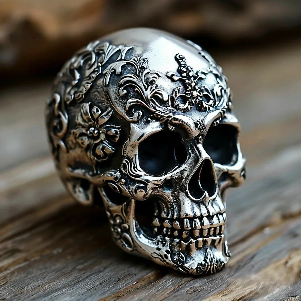 Разработка 3D ювелирных украшений. Производство на заказ бусин и шармов с черепом и в готическом стиле стиле в  мастерской Joker-studio