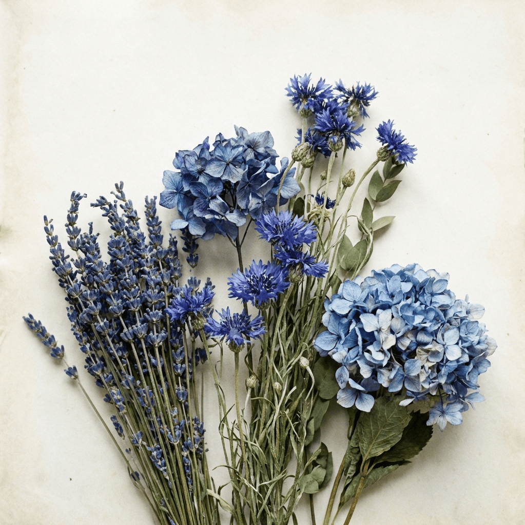 Психология цвета: Синий. Флористическая симфония. Авторские украшения