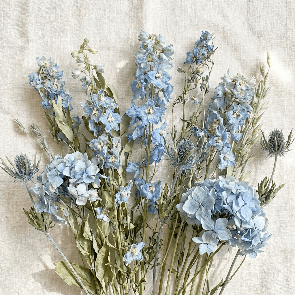 Психология цвета: Голубой. Флористическая симфония. Авторские украшения