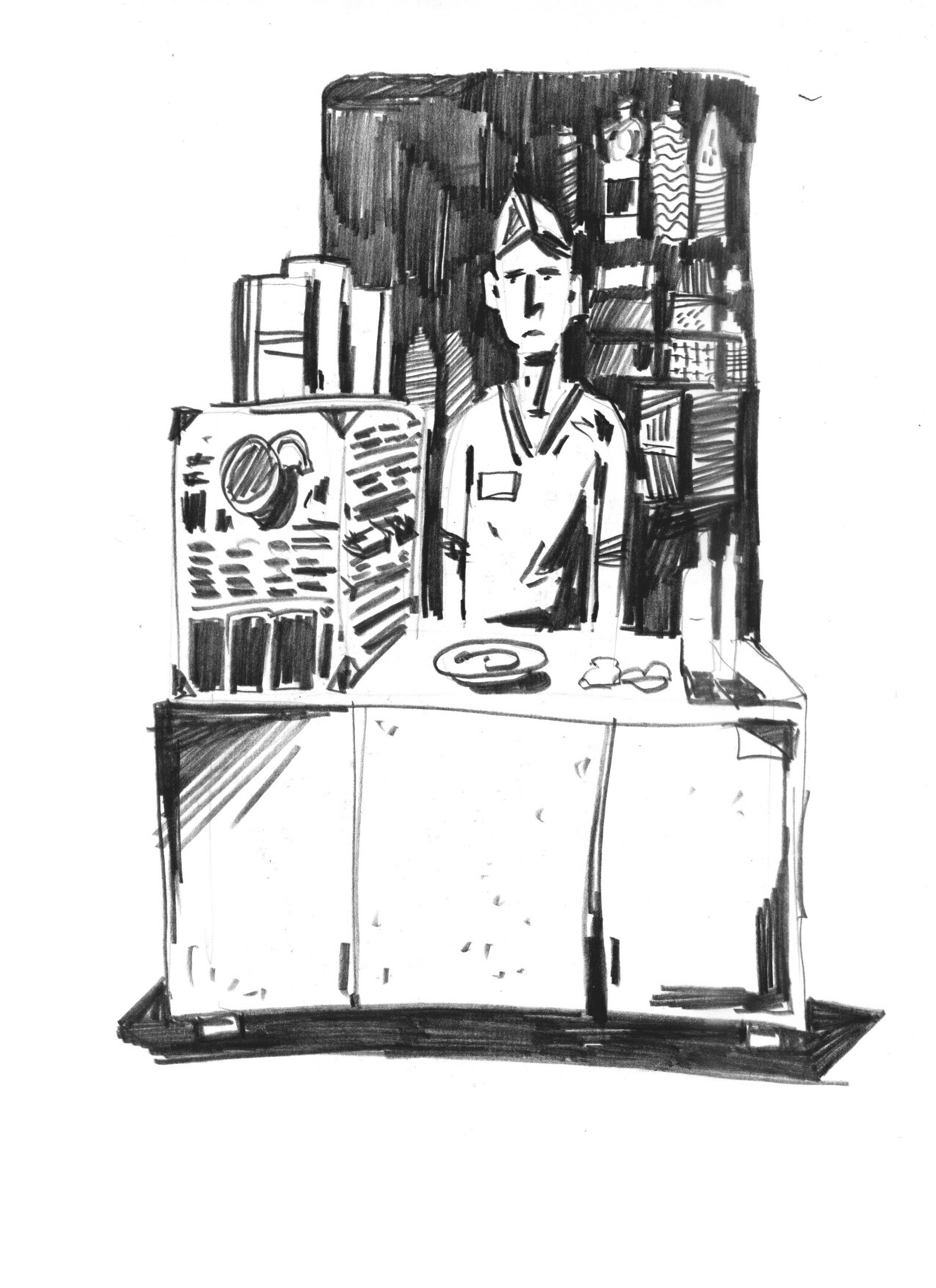 Серия Город потерянных надежд. Художник Рыбак Николай