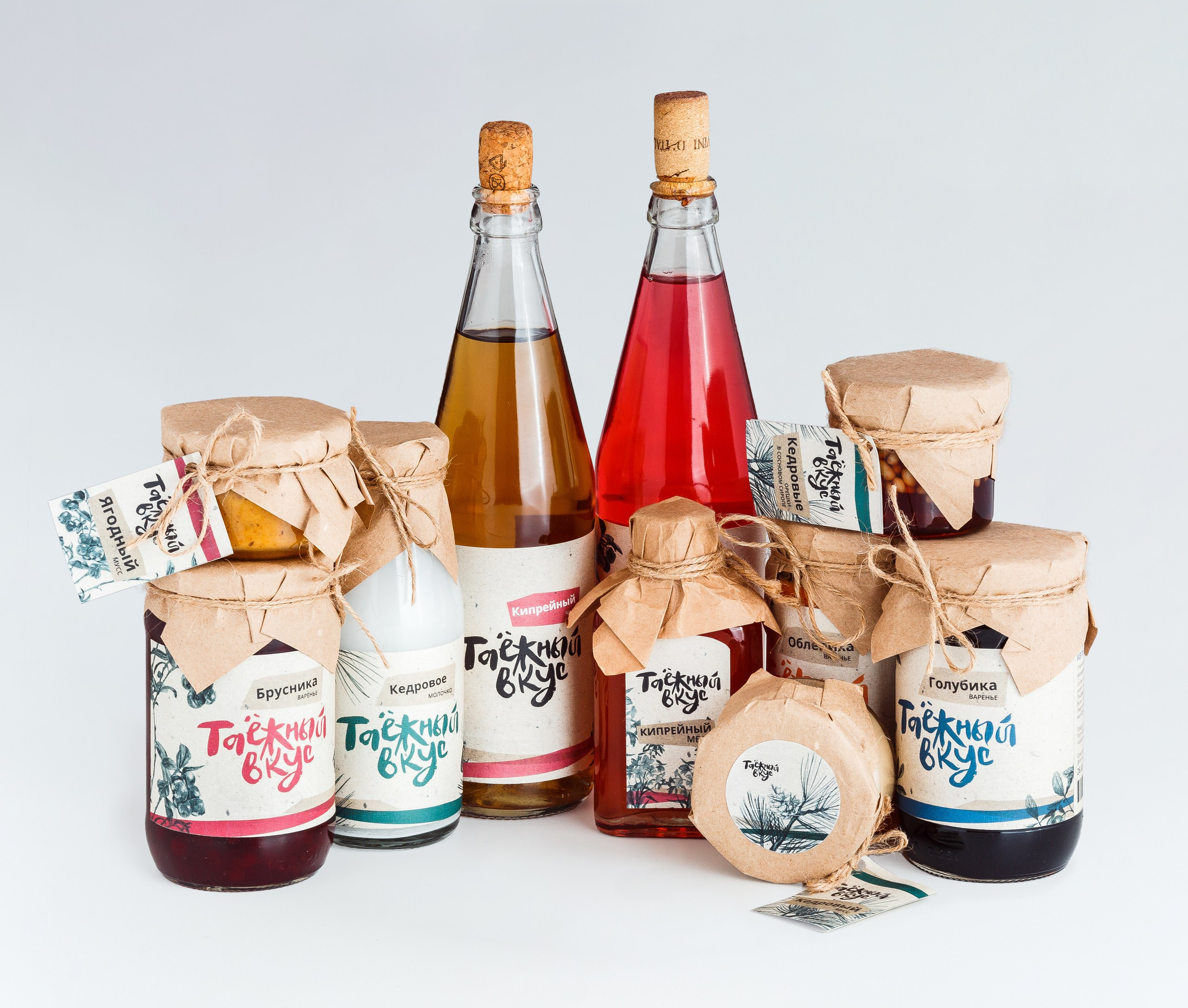 Серия этикеток “Таёжный вкус”