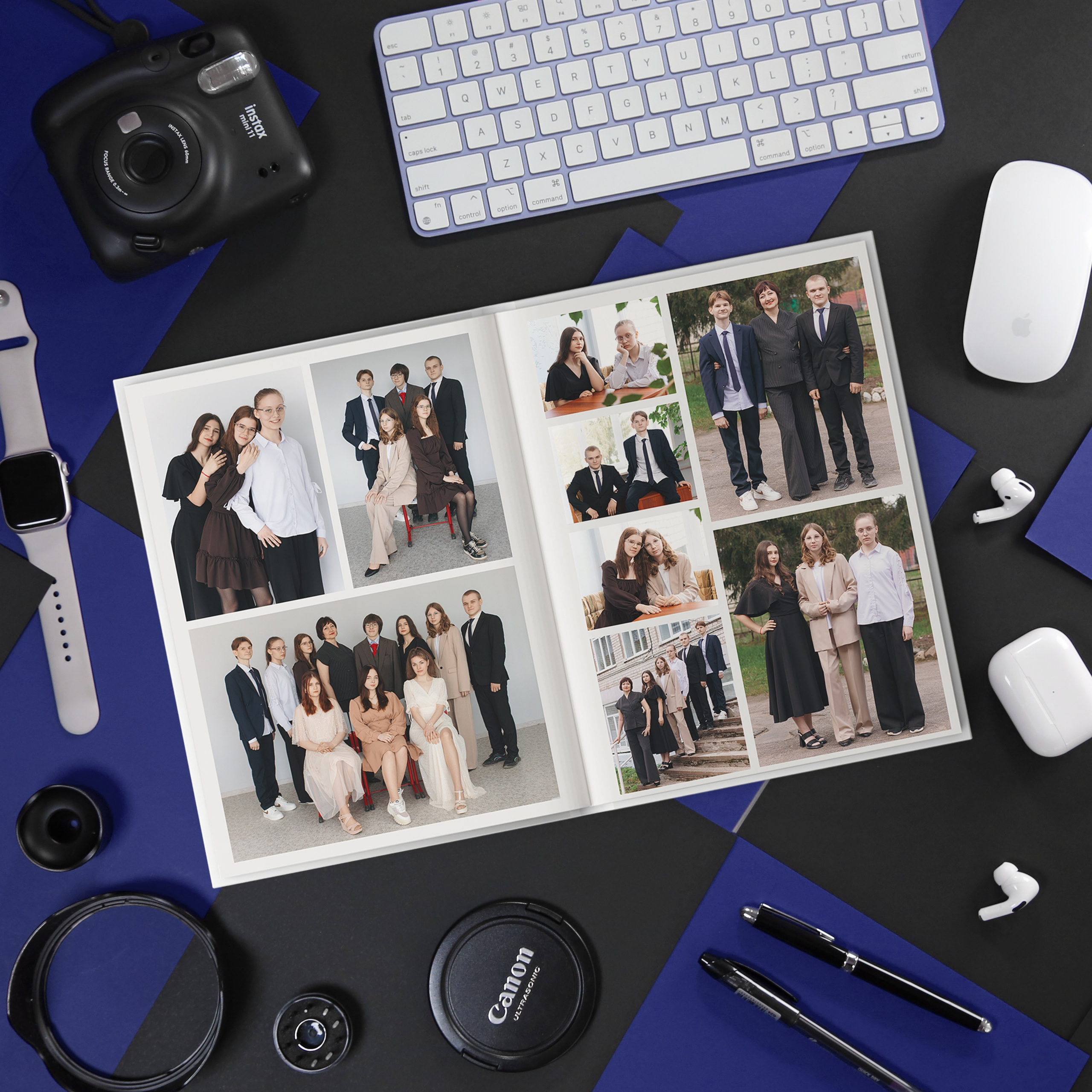 Если вас меньше 15 человек. Студия выпускных альбомов Остров