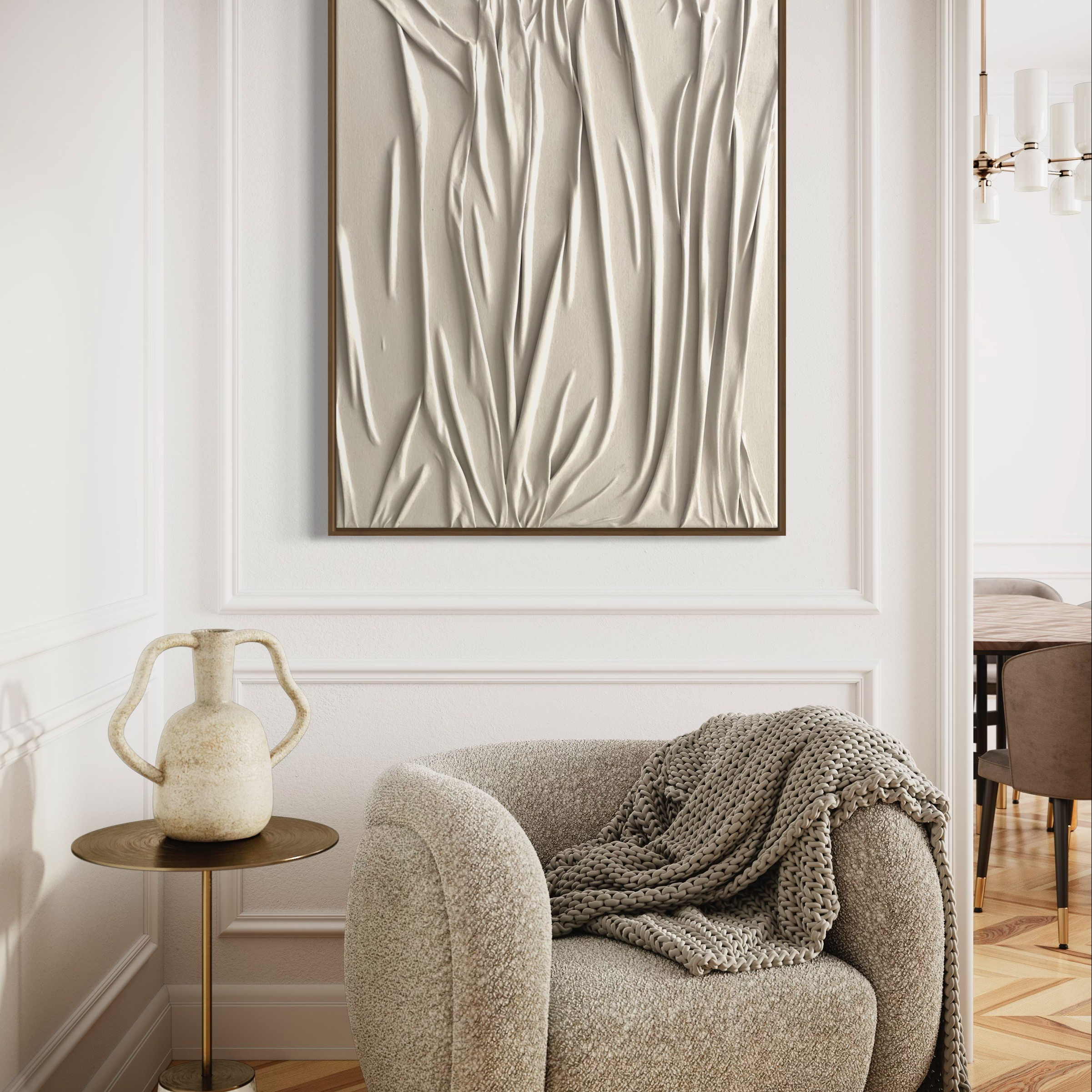 интерьерная картина, современное искусство, текстурная живопись, декоративное панно, искусство для интерьера, стильная картина, дизайн интерьера, нейтральные оттенки, ручная работа, абстрактное искусство