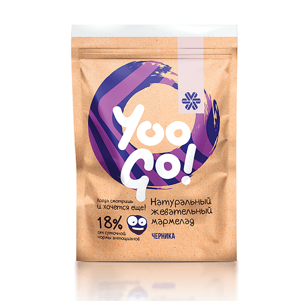 Жевательный мармелад с черникой — Yoo Gо от Сибирское здоровье