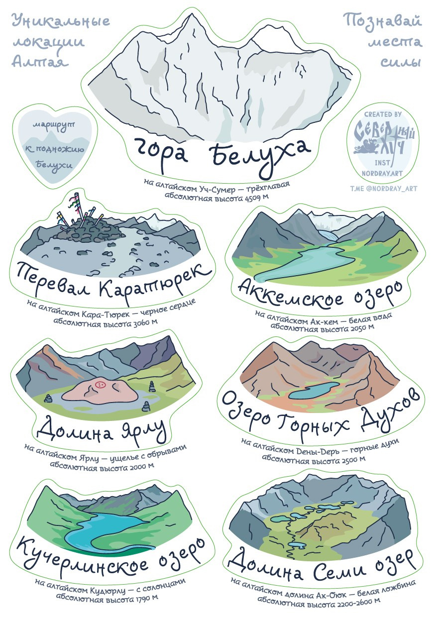 Стикер пак алтай