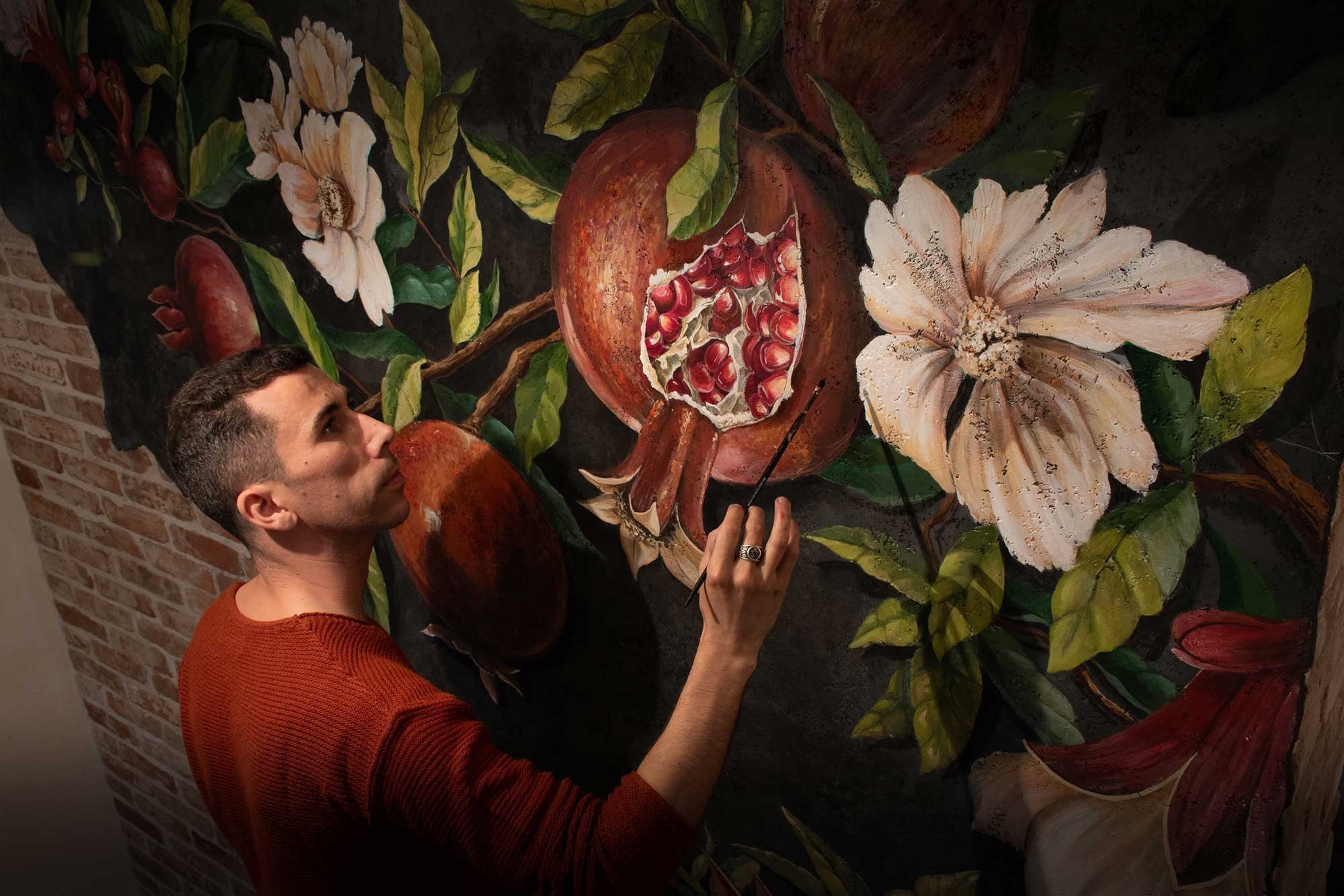 Роспись стен Москва — художник по росписи стен Долгополов Юрий