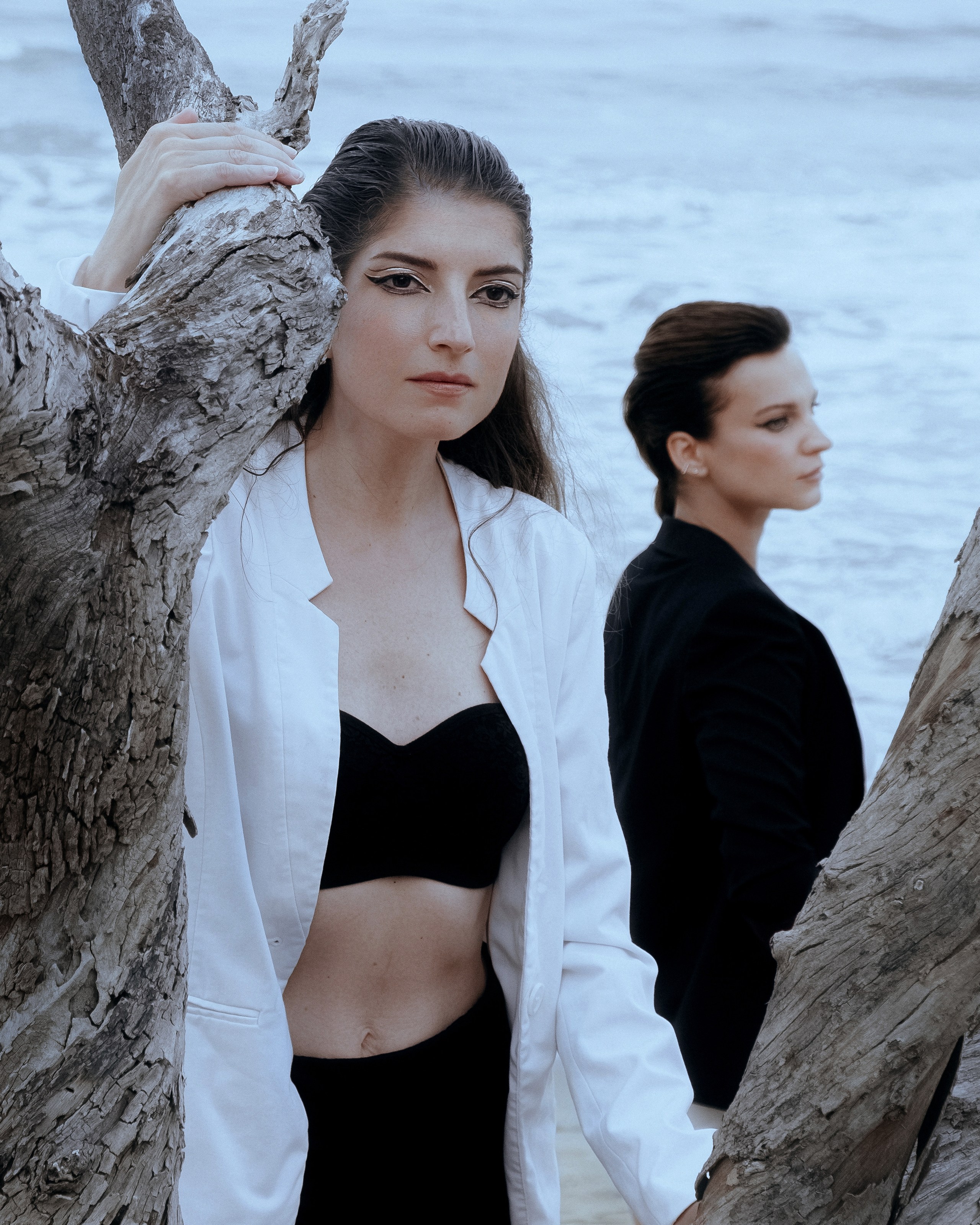 Atmospheric photo session on the beach in Spain. Photographer in Spain