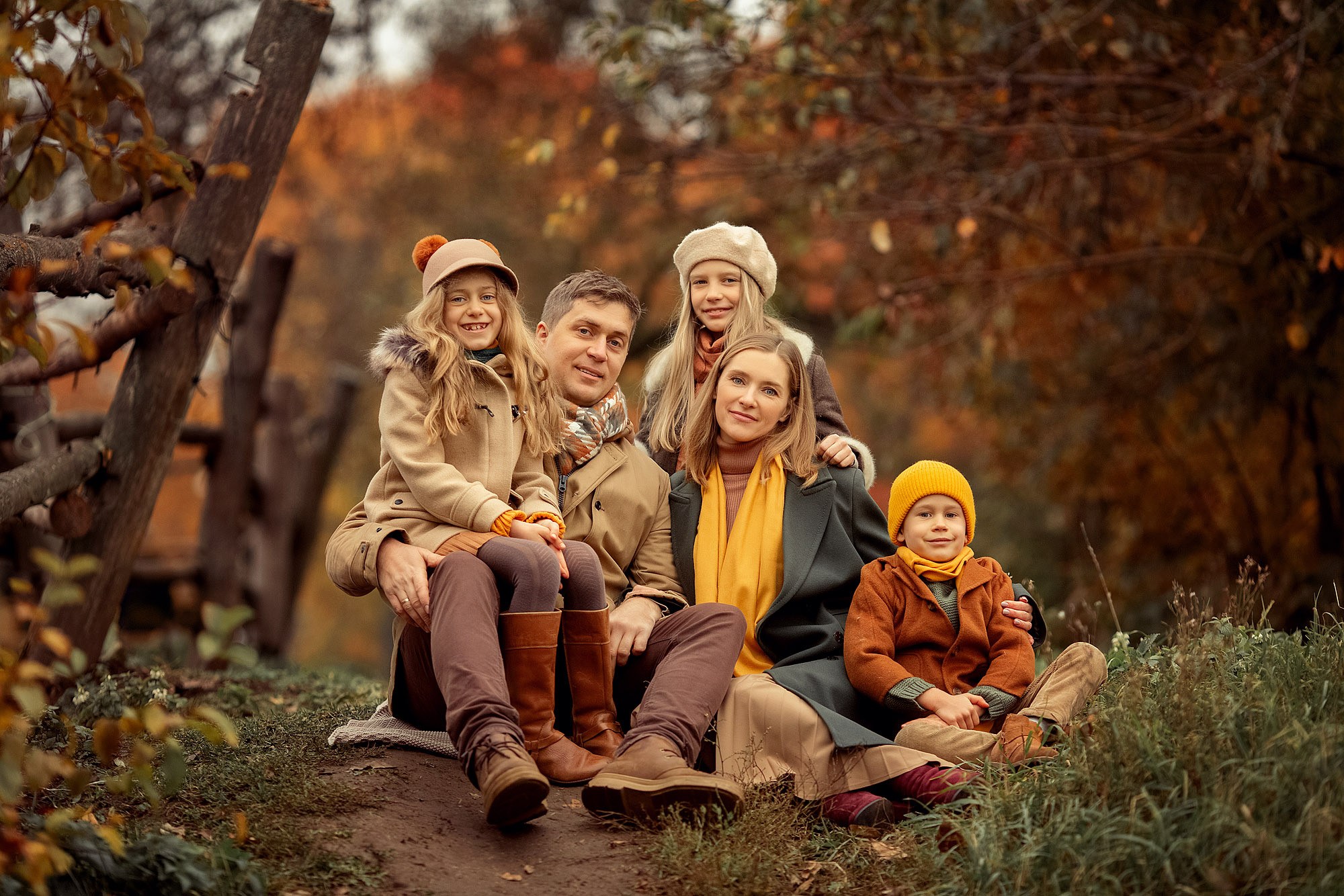 Новогодняя фотосессия в стиле загородного дома. Семейный фотограф Татьяна  Надеждина