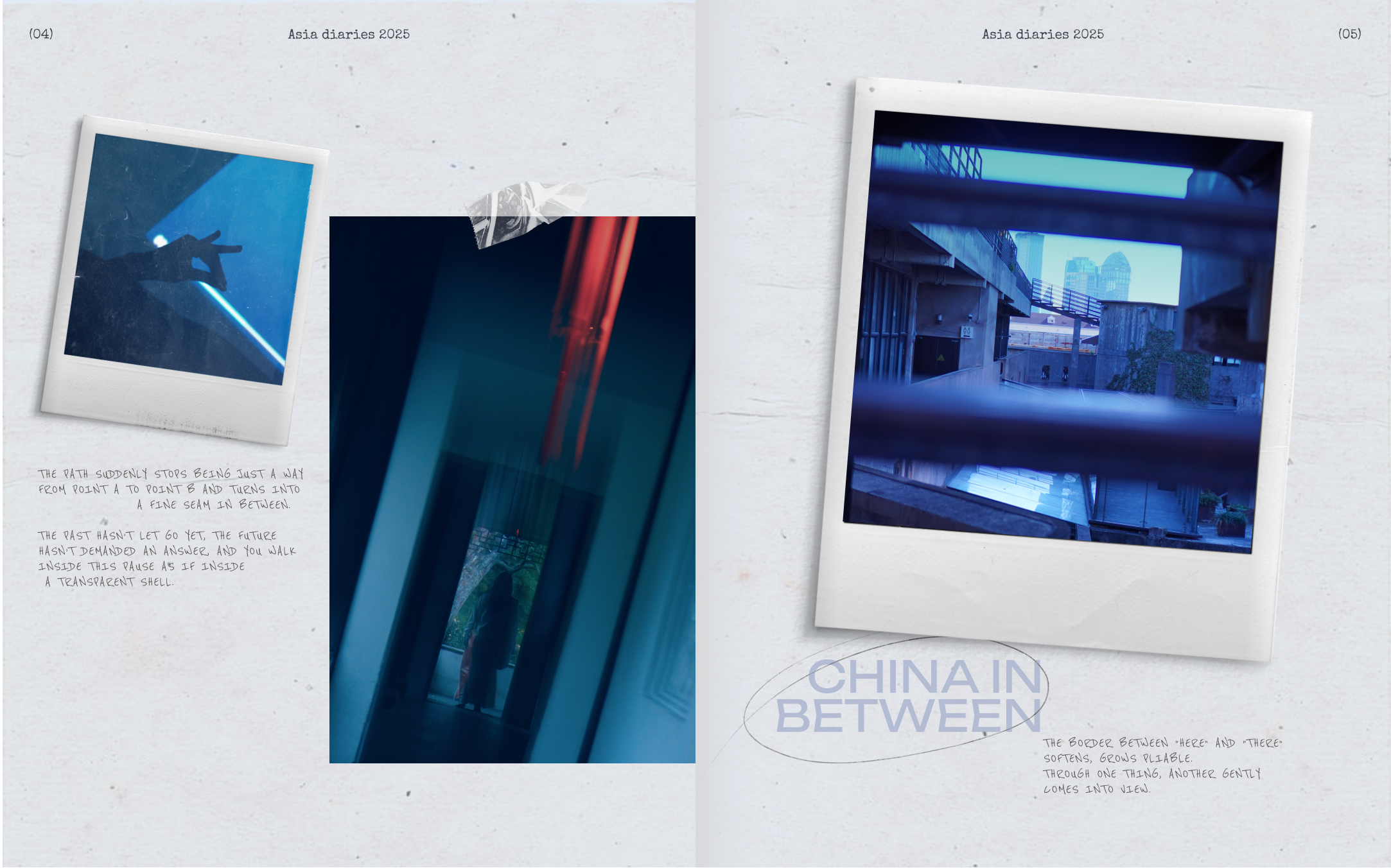 IN BETWEEN. ASIA DIARIES. JULIA EXISTO. Photographer & Visual Artist