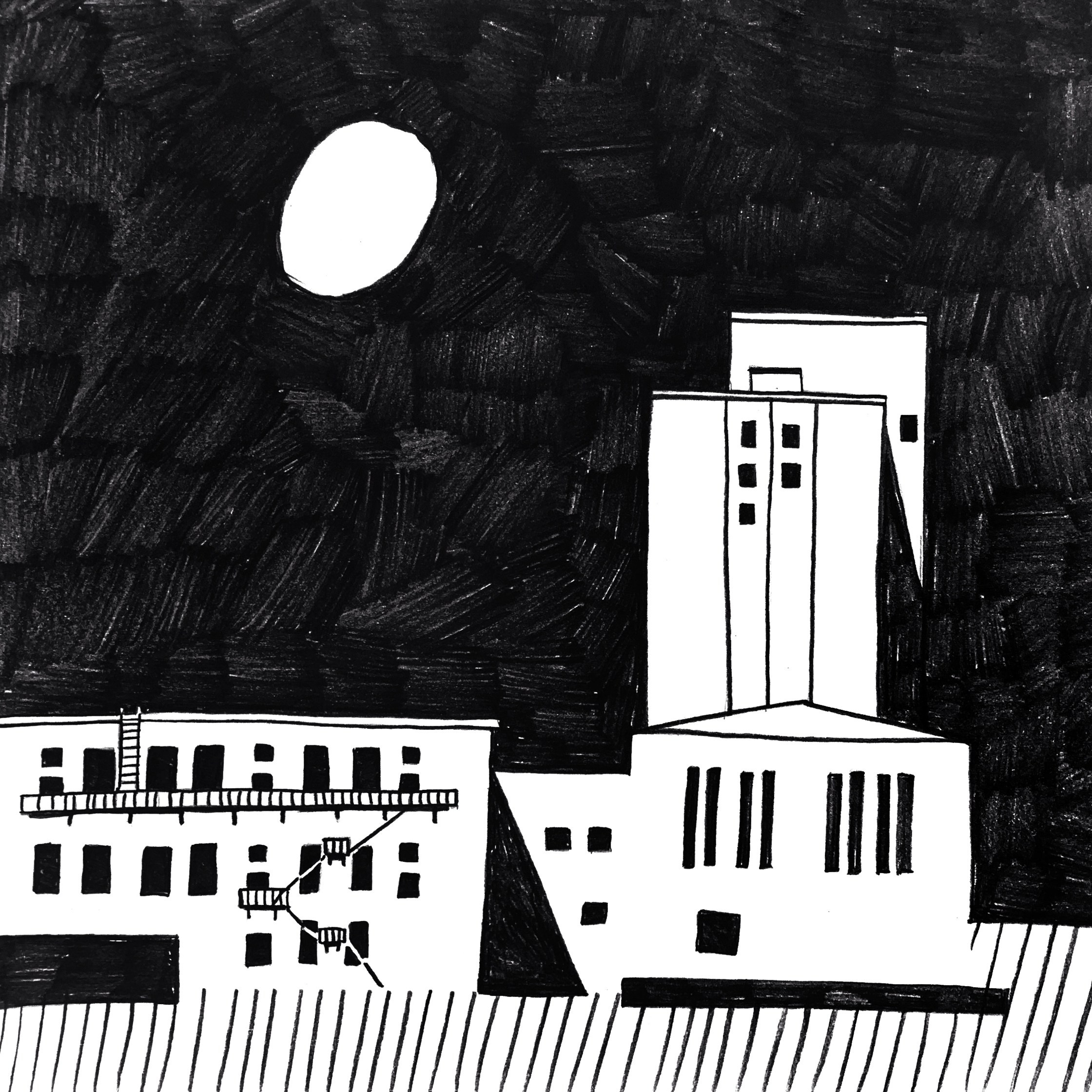 Серия Промзона. Художник Рыбак Николай