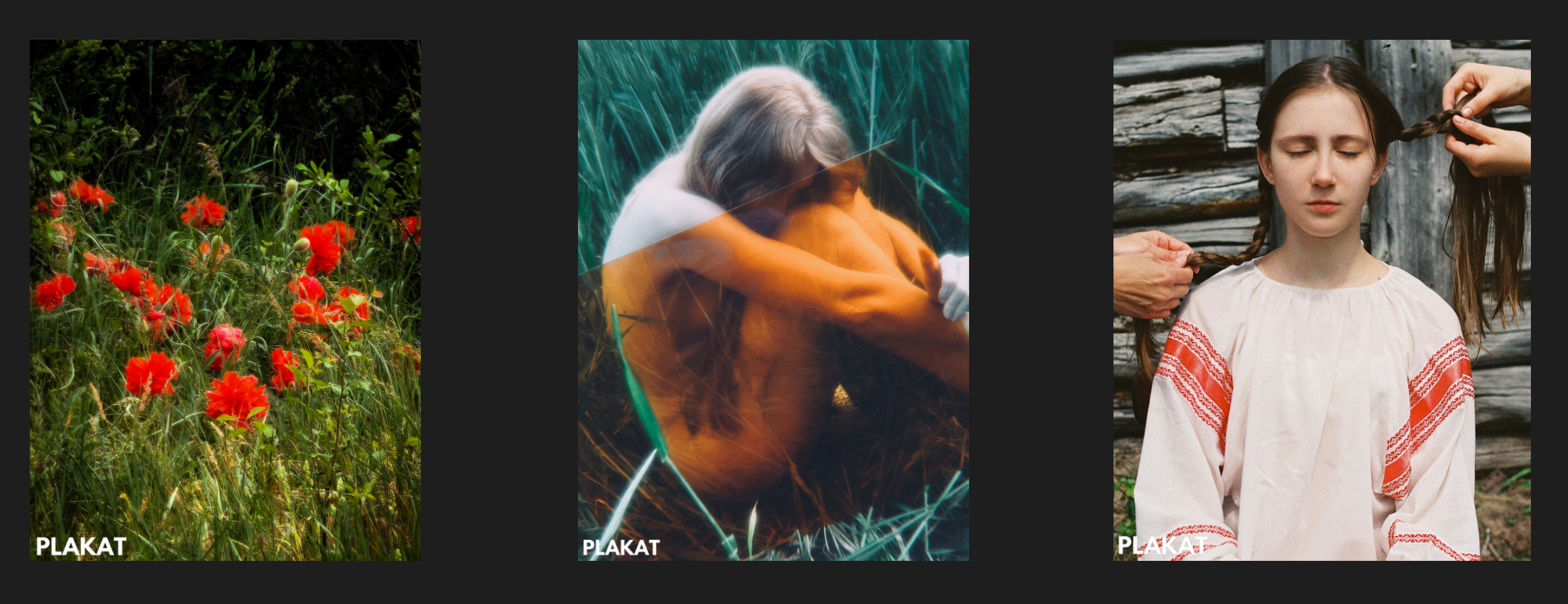 Plakat magazine. Art-photographer Ira Wind