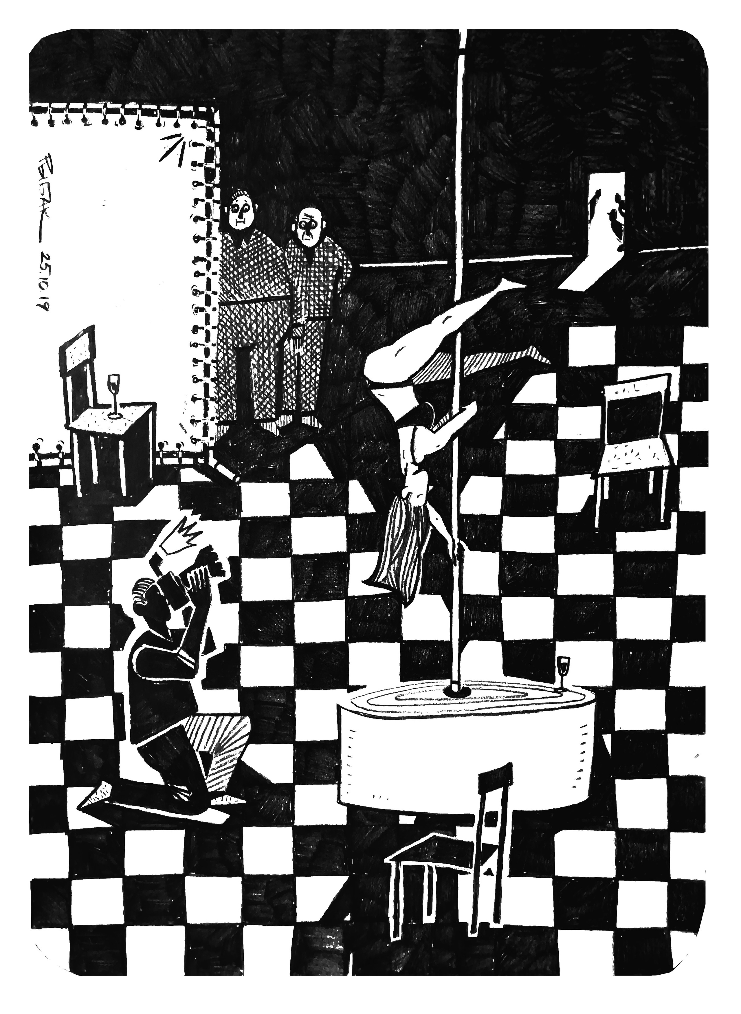 Графика 2019. Художник Рыбак Николай