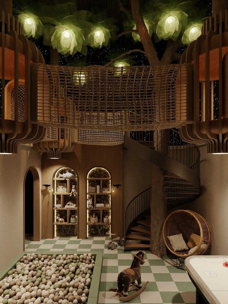 LOOM / ресторан, 380 м². Rezells Architects — студия дизайна жилых и коммерческих интерьеров