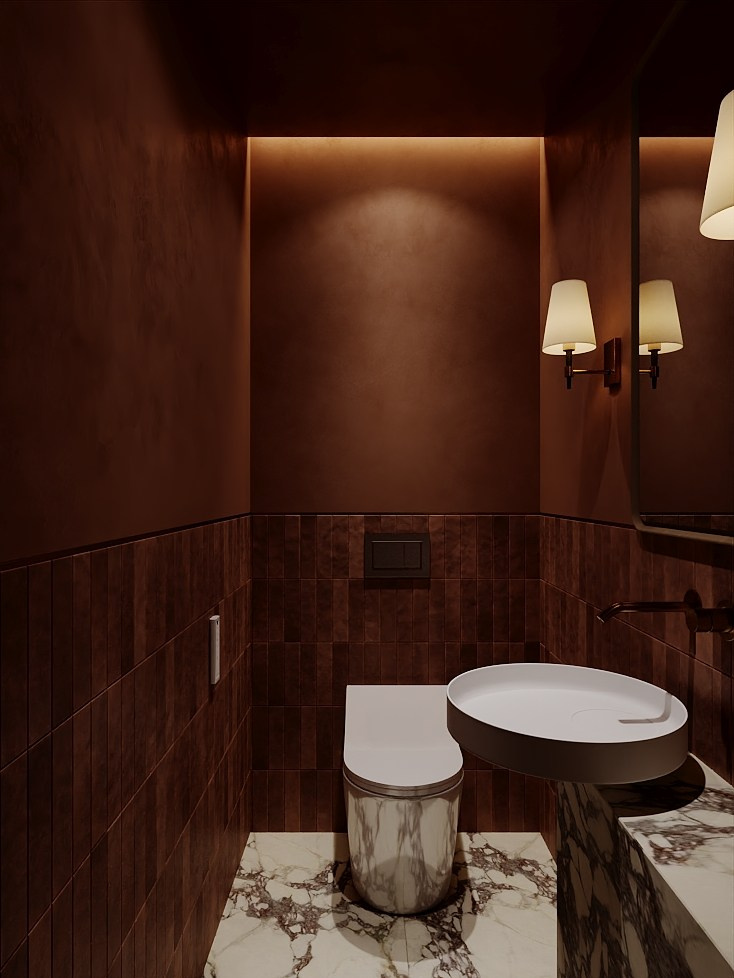 РЕЗИДЕНЦИЯ PALITRA / загородный дом, 340 м². Rezells Architects — студия дизайна жилых и коммерческих интерьеров