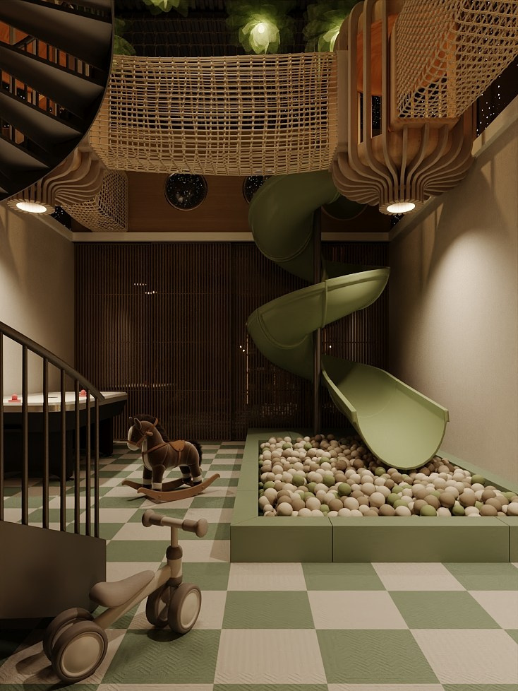 LOOM / ресторан, 380 м². Rezells Architects — студия дизайна жилых и коммерческих интерьеров