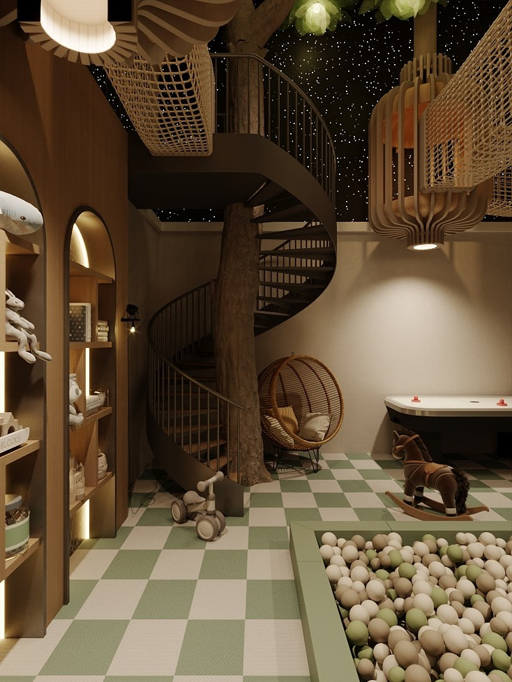 LOOM / ресторан, 380 м². Rezells Architects — студия дизайна жилых и коммерческих интерьеров