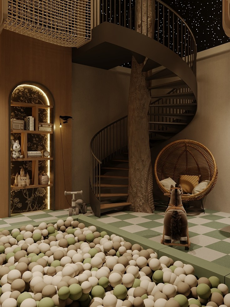 LOOM / ресторан, 380 м². Rezells Architects — студия дизайна жилых и коммерческих интерьеров