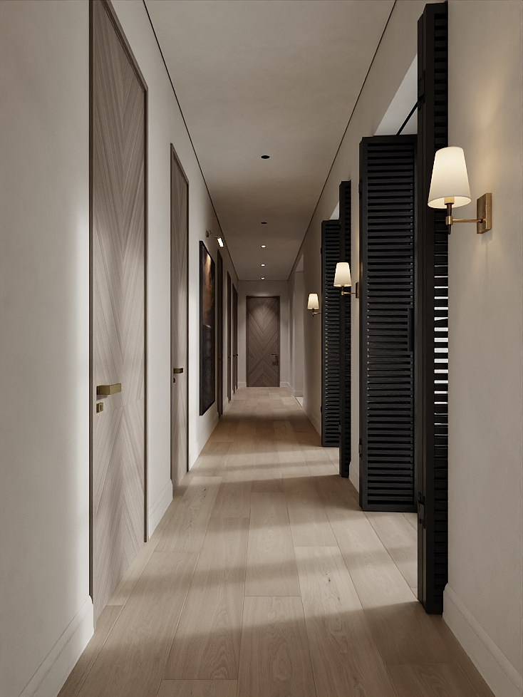 РЕЗИДЕНЦИЯ PALITRA / загородный дом, 340 м². Rezells Architects — студия дизайна жилых и коммерческих интерьеров