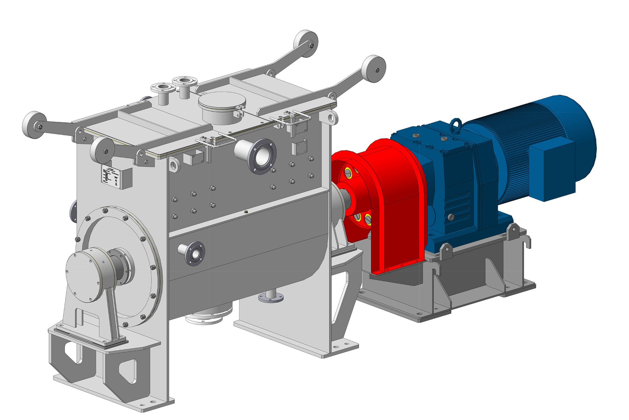 Смеситель горизонтальный. ПЕТЕРБУРГНИИХИММАШ разрабатывает и изготавливает оборудование