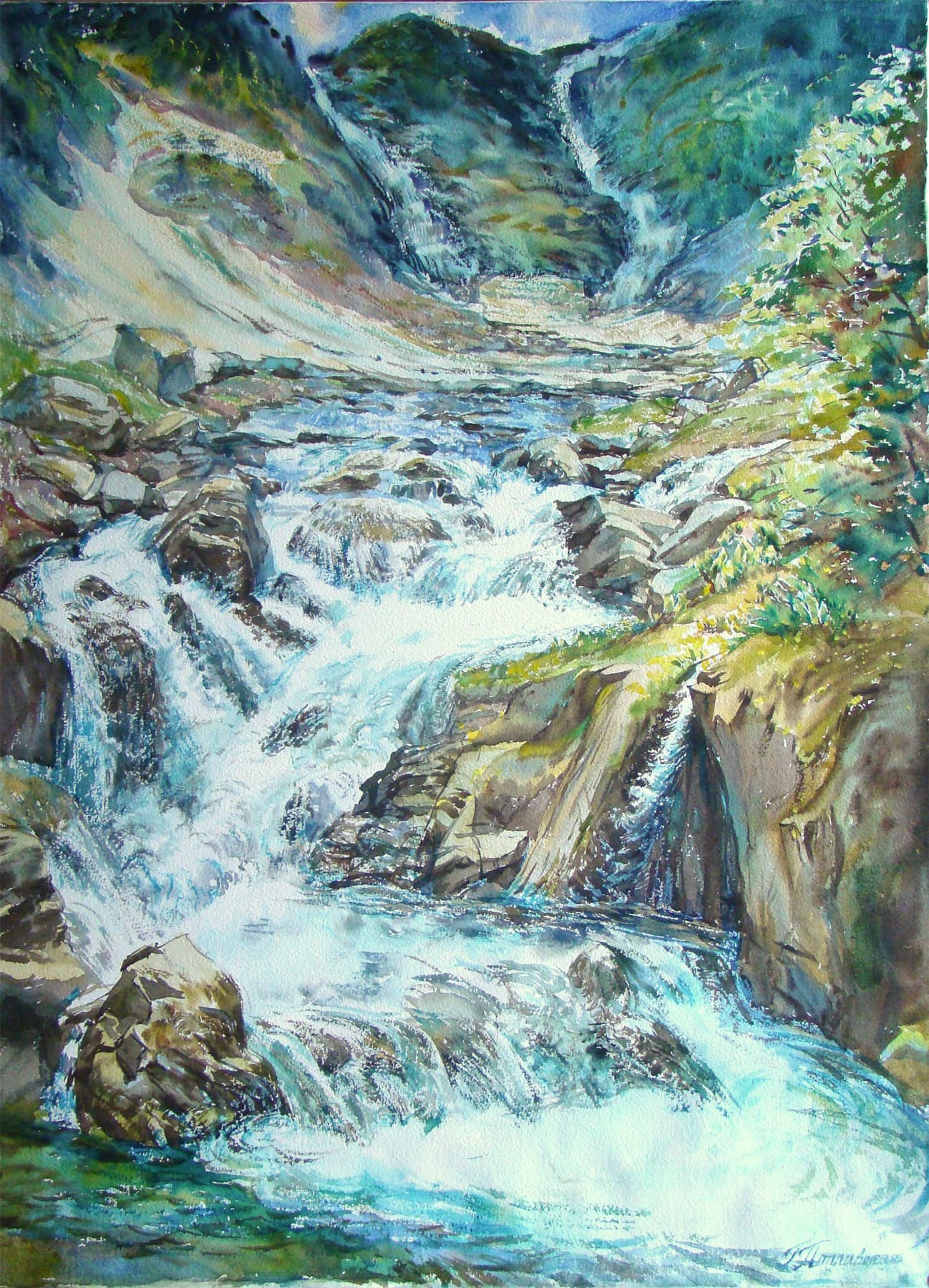 Пейзажи художника Галины Поплавской. Свет акварели Галины Поплавской