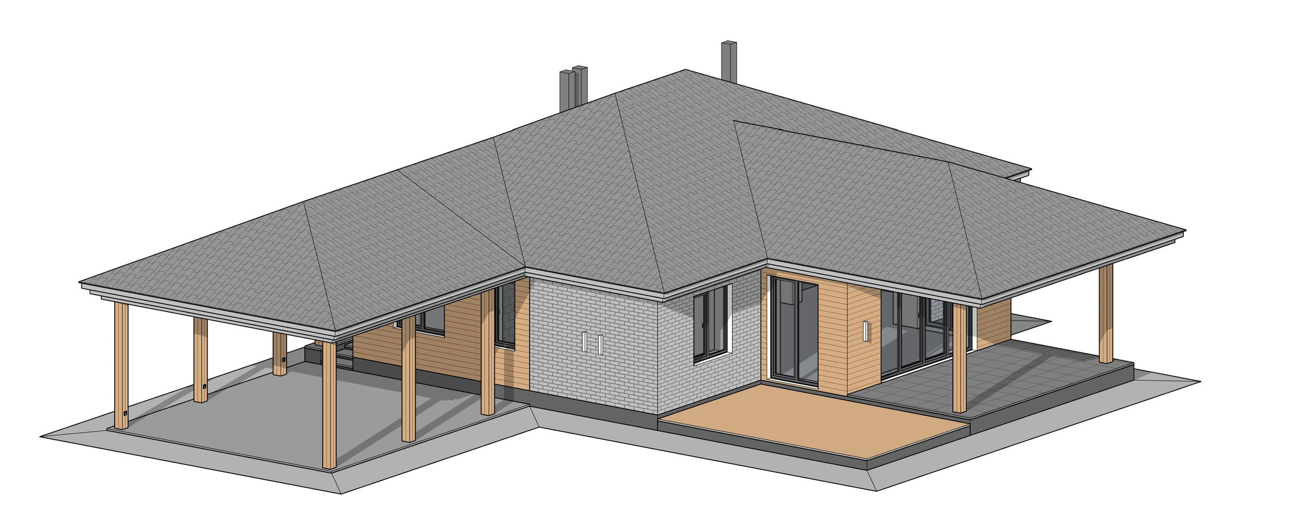 Дом Сахалин 100 м². Архитектурно-дизайнерское бюро ROOMS