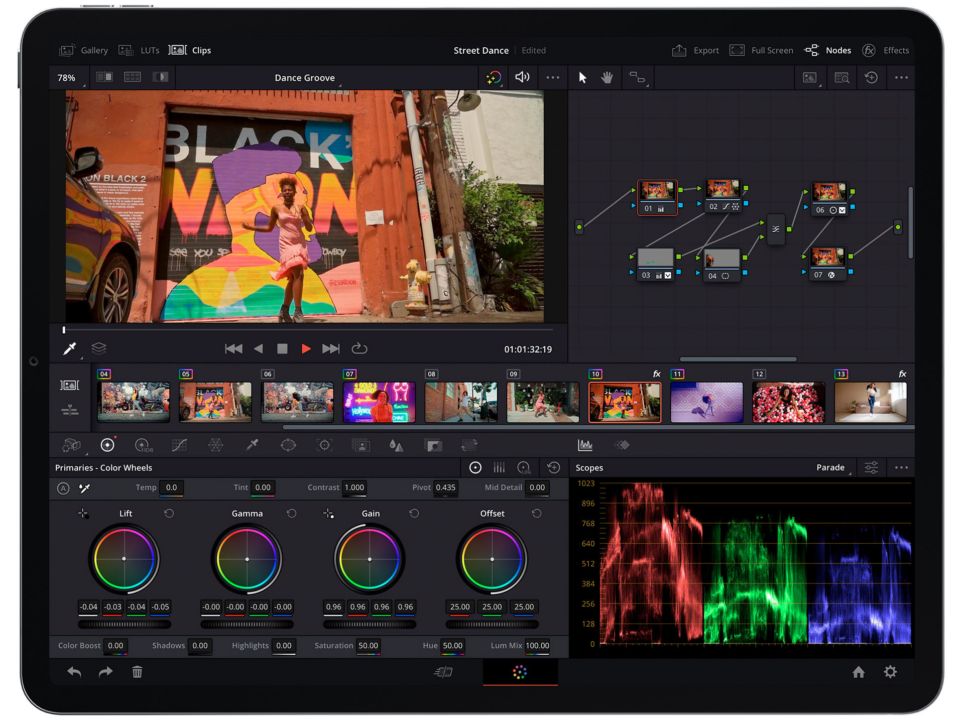 DaVinci Resolve выходит на iPad Pro. Фотограф — видеограф в Москве Дмитрий Менделеев
