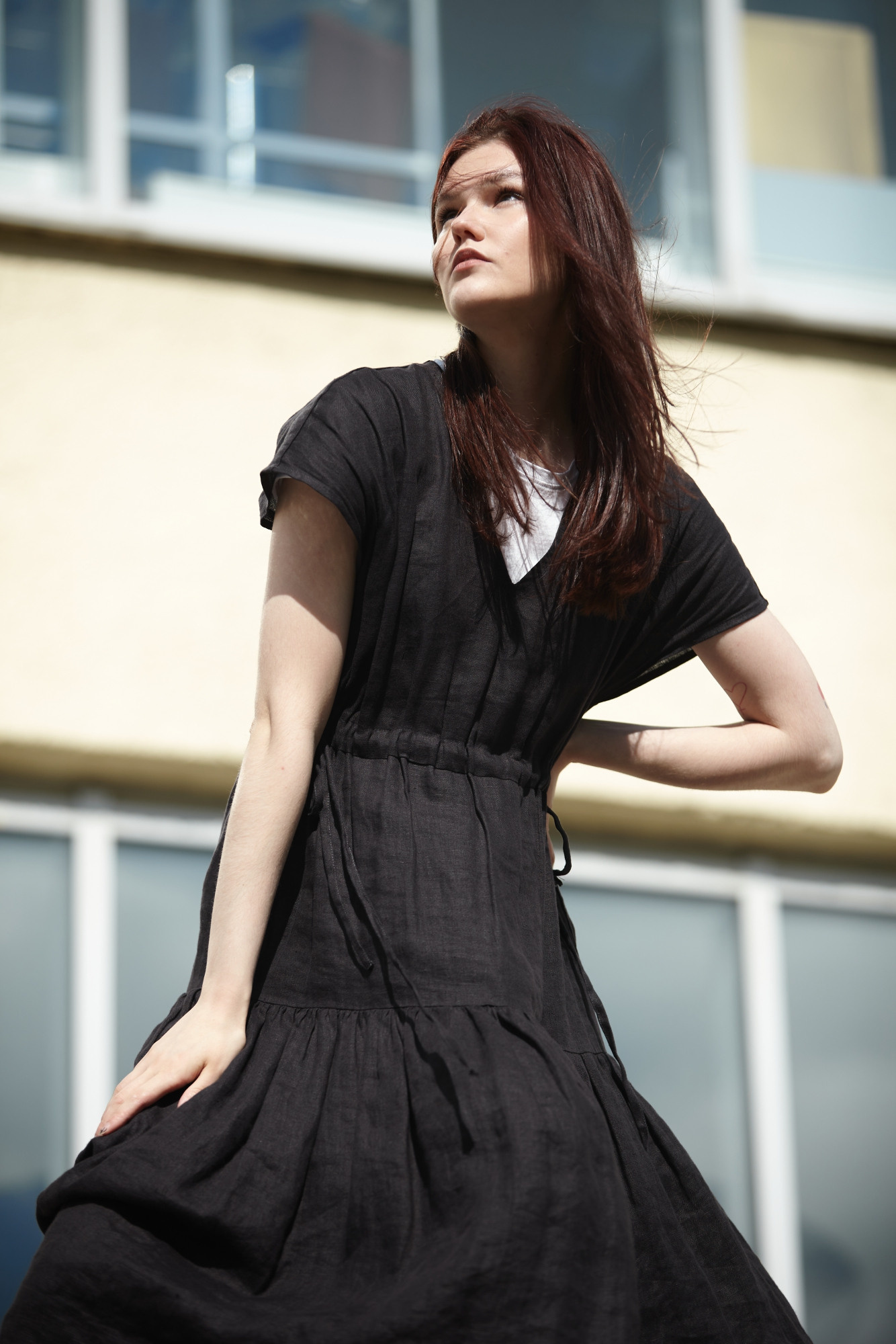 Прогулка у ТЮЗа. Одежда из Санкт-Петербурга СИНИОКО