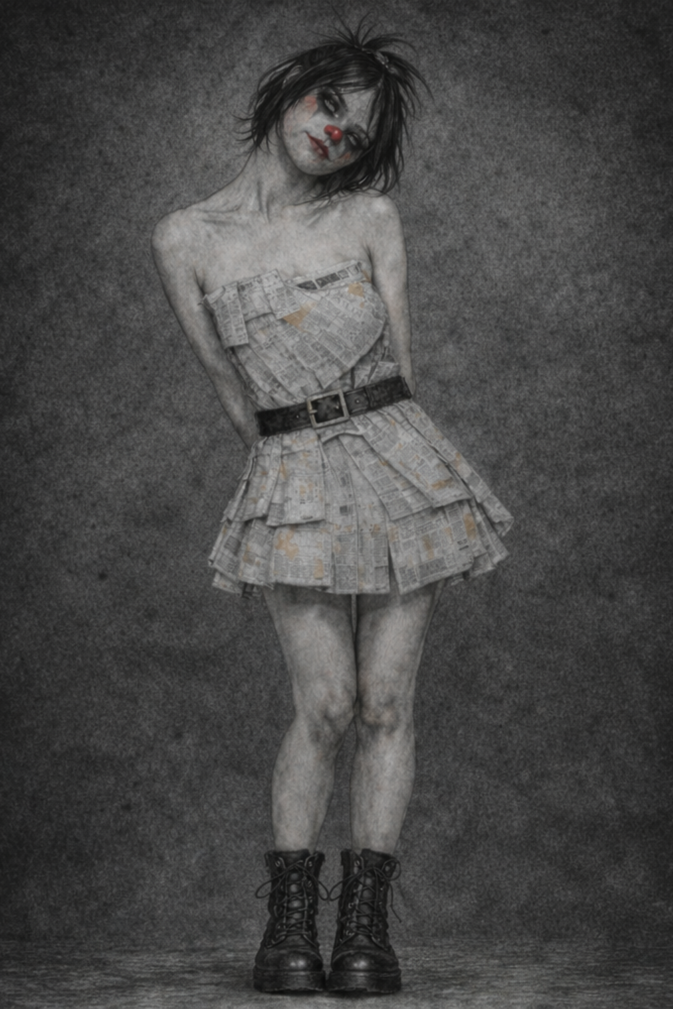 Фотосессия клоунессы. Мир глазами Саши Д