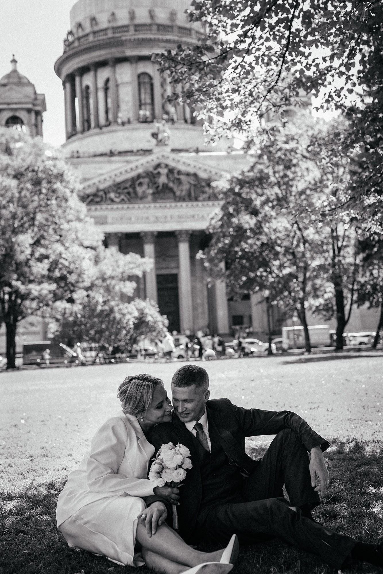 Свадьба у Исаакиевского собора, Санкт‑Петербург