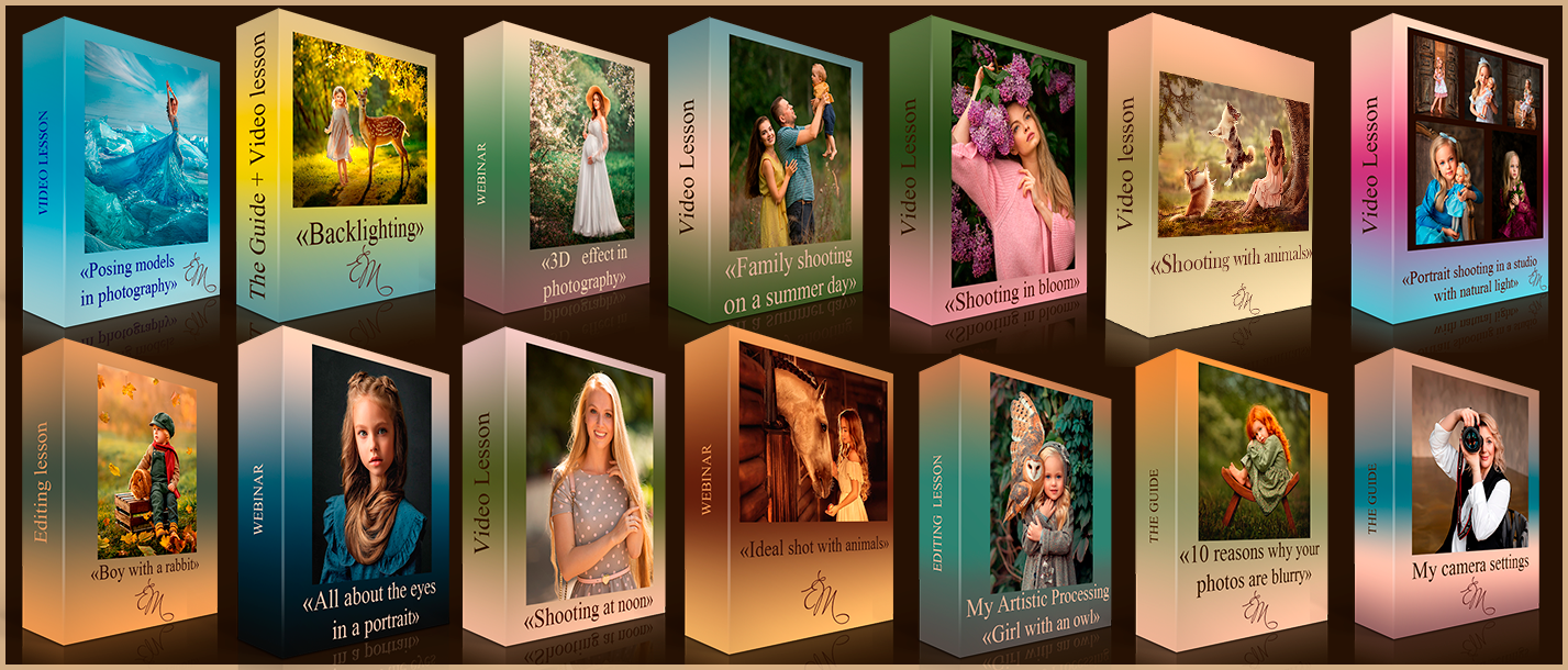 Lessons of the Course of child and family photography Elena Mikhailova. Photographer Elena Michelle