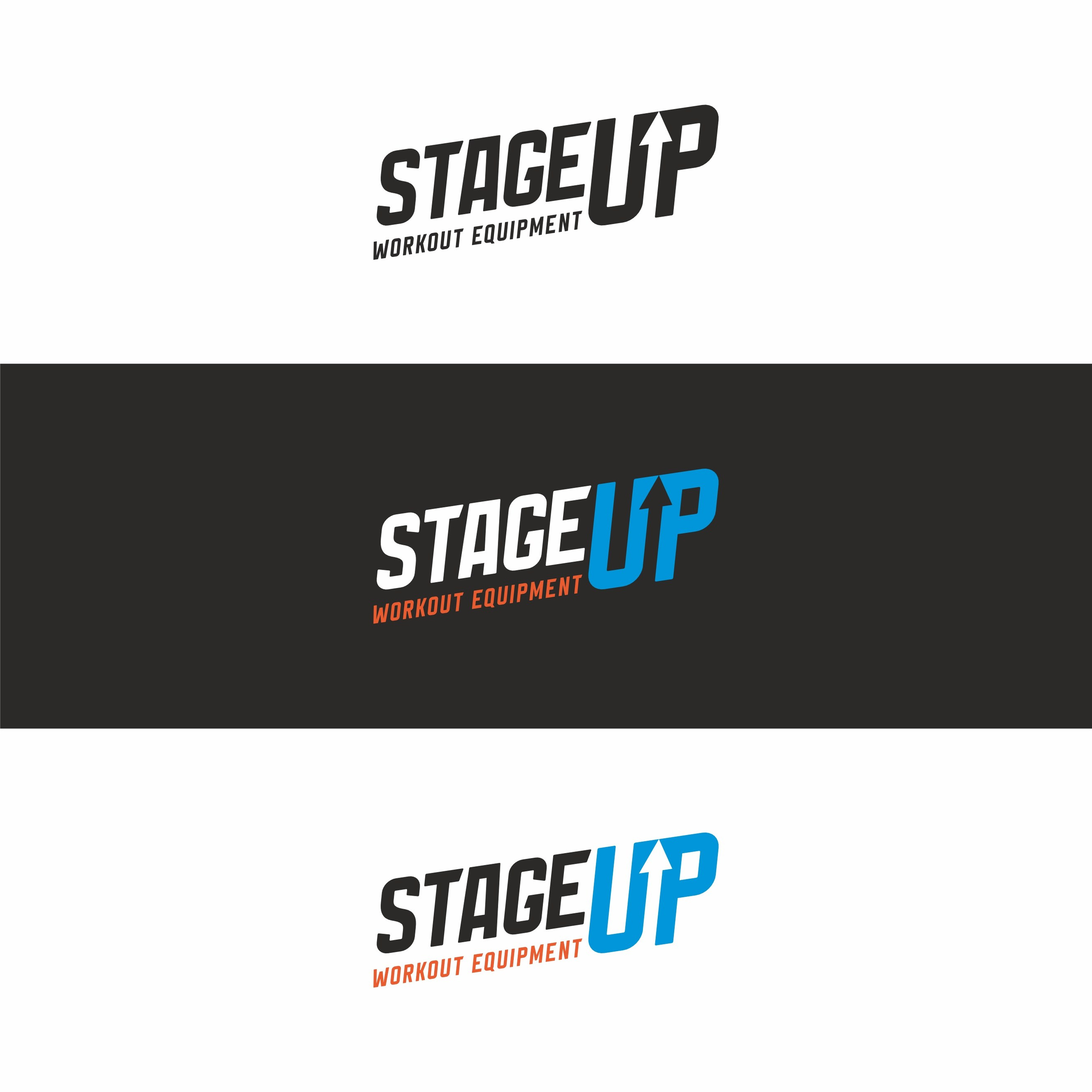Разработка логотипа для «Stage Up». Студия графического дизайна Валерии Кадыровой
