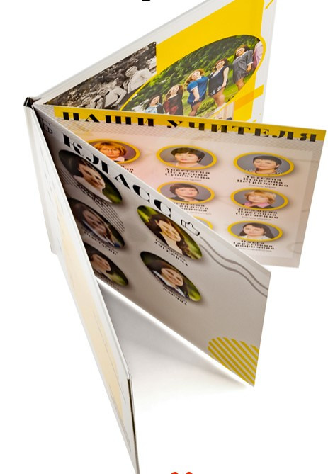 Книга в твердой обложке с плотными листами