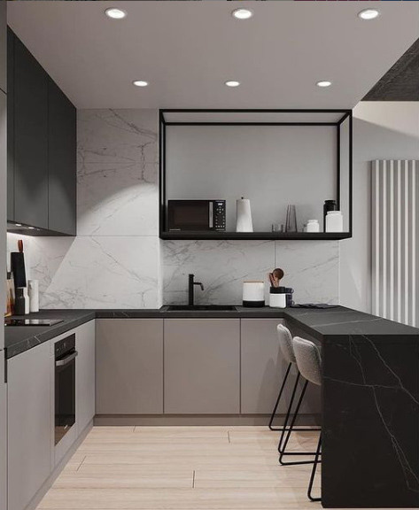 Маленькая студия 19 кв. Дизайнер интерьера Юлия Лебедева. Москва