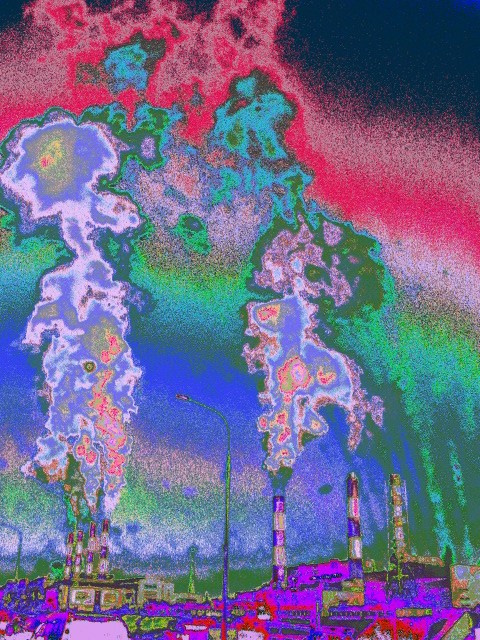 Urban View. Glitch Artist Dmitriy Fayvilovich