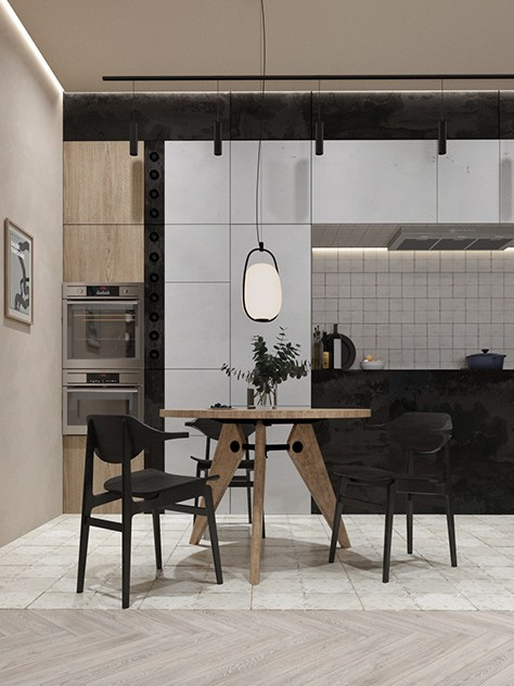 Частный загородный дом. Дизайнер интерьера в Москве Екатерина Шаймердинова