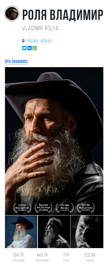 ДИПЛОМЫ, УЧАСТИЕ В КОНКУРСАХ. Фотограф Владимир Роля