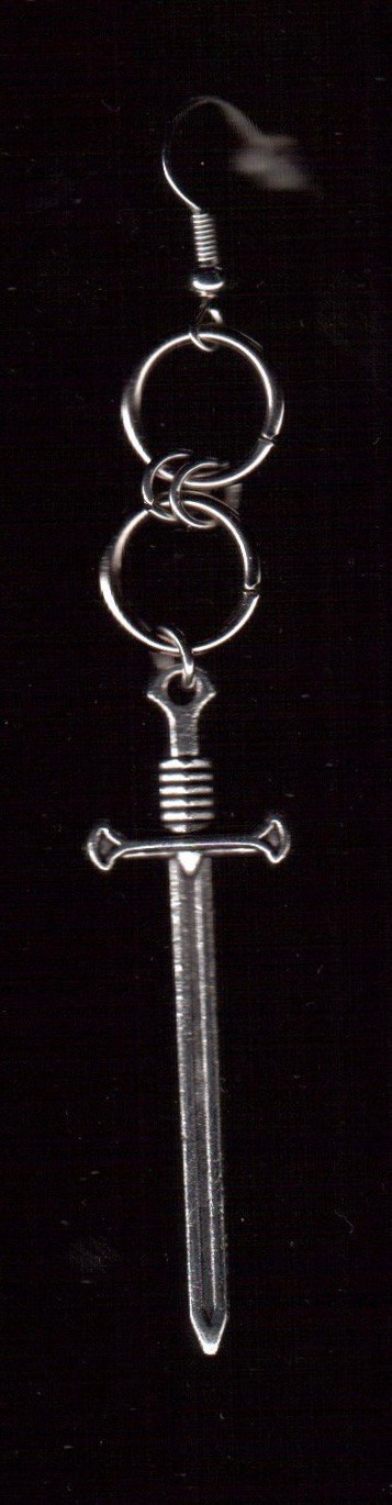 Сережки из кольчуги. Украшения из кольчуги в Москве Соня Спросонья