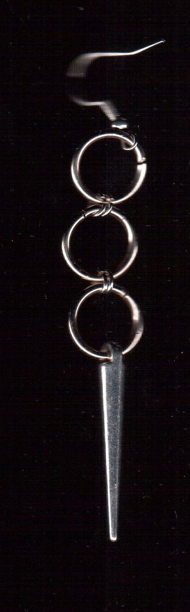 Сережки из кольчуги. Украшения из кольчуги в Москве Соня Спросонья