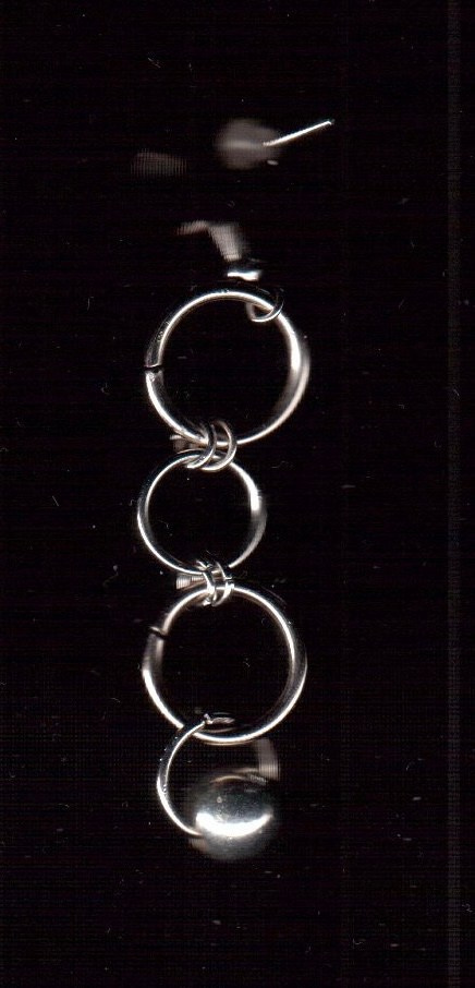 Сережки из кольчуги. Украшения из кольчуги в Москве Соня Спросонья