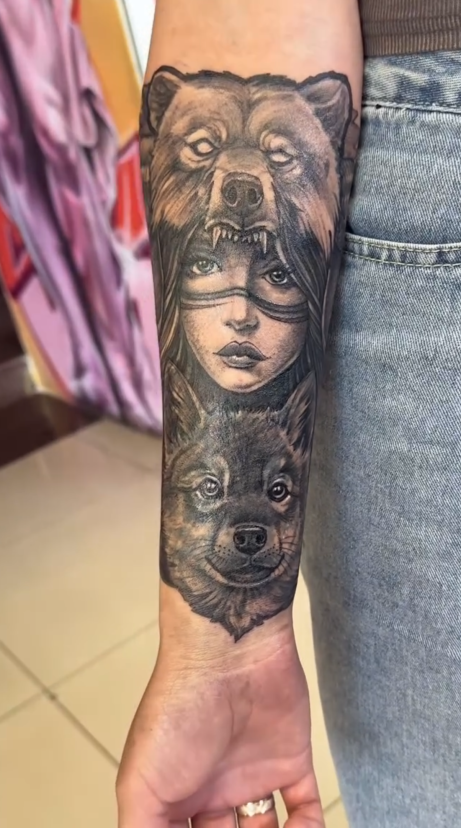 Перекрытие. Тату-мастер в Краснодаре — Рашид