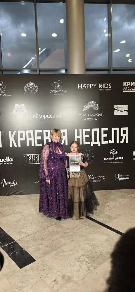 VII сезон ОФИЦИАЛЬНОЙ ДЕТСКОЙ НЕДЕЛИ МОДЫ в Краснодарском крае. Модель Косова Лариса