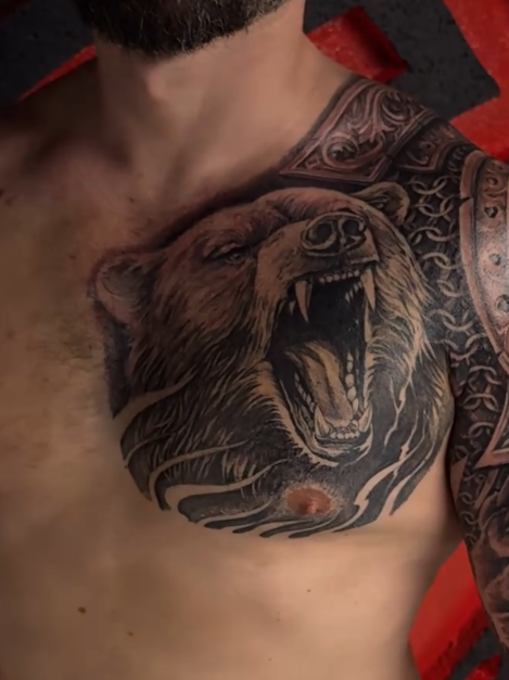 Грудь. Тату-мастер в Краснодаре — Рашид