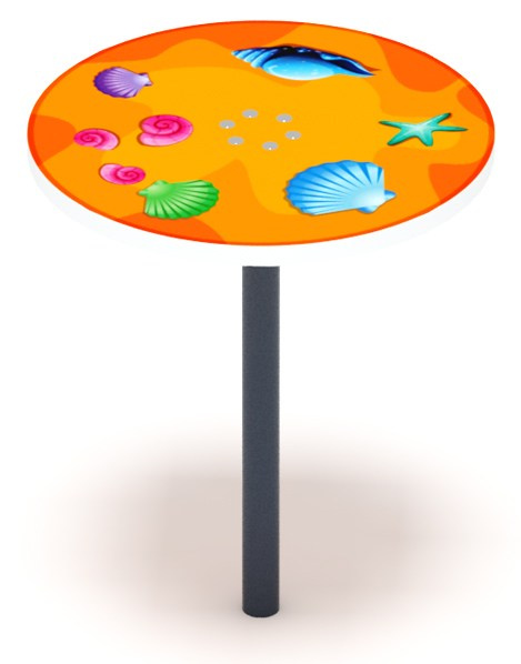 Песочный столик (ракушки) - ИО 8.01.01-02 Габариты (ШхДхВ): 500x500x500 Зона безопасности, мм: 1500х1500