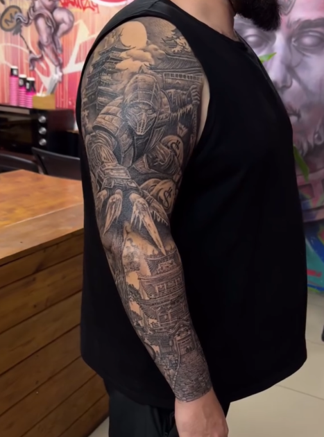 Плечи. Тату-мастер в Краснодаре — Рашид