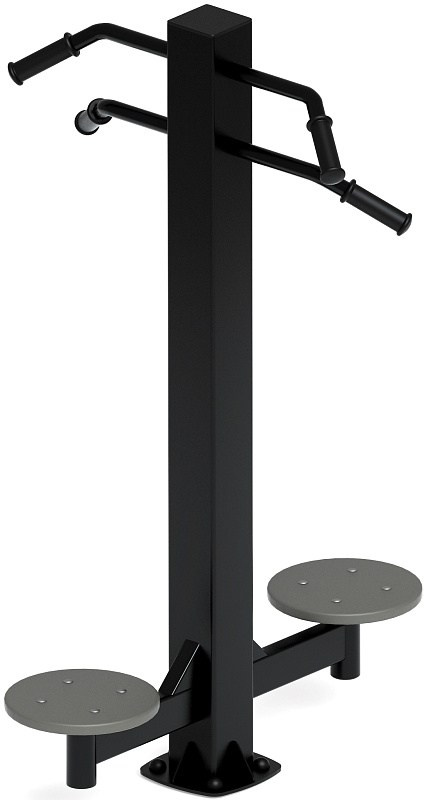 Твистер двойной - Уличный тренажер - СТ 017-11 Габариты (ШхДхВ): 1060х840х1400 Зона безопасности, мм: 2760х2000 Оборудование предназначено для подростков в возрасте от 14 лет и взрослых, весом не более 100 кг.