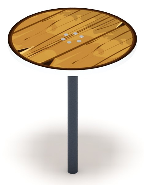 Песочный столик (эко) - ИО 8.01.01-04 Габариты (ШхДхВ): 500x500x500 Зона безопасности, мм: 1500х1500