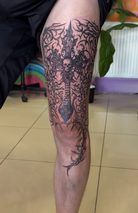 Ноги. Тату-мастер в Краснодаре — Рашид