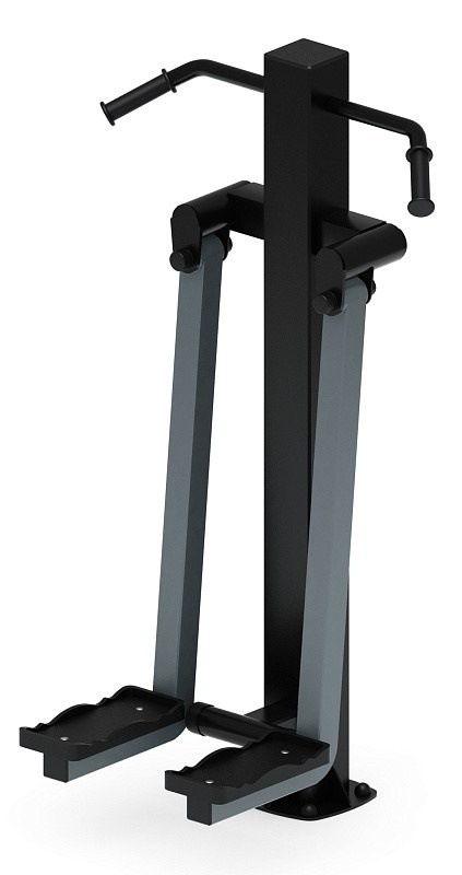 Хипс (серый) - Уличный тренажер - СТ 015-13.П Габариты (ШхДхВ): 850х660х1500 Зона безопасности, мм: 2000х2000 Оборудование предназначено для подростков в возрасте от 14 лет и взрослых, весом не более 100 кг.