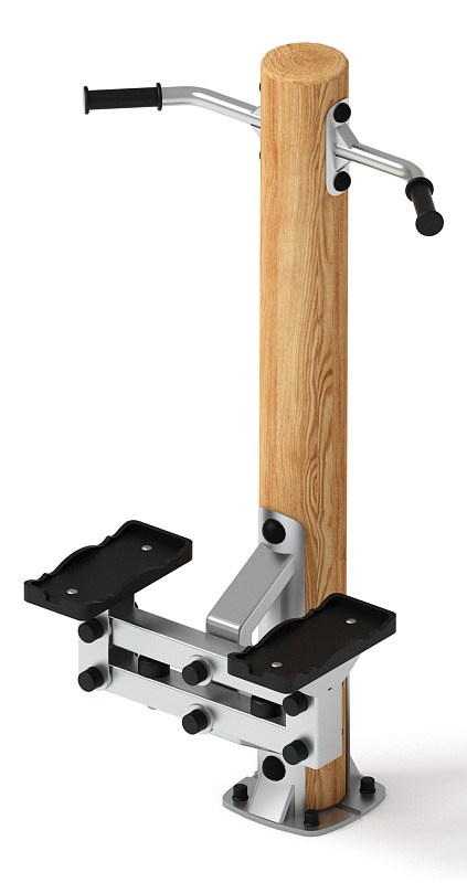 Тренажер степ (лиственница) СТ 014-Л.И2 Габариты (ШхДхВ): 520х800х1500 Зона безопасности, мм: 2000х2000 Оборудование предназначено для подростков в возрасте от 14 лет и взрослых, весом не более 100 кг.